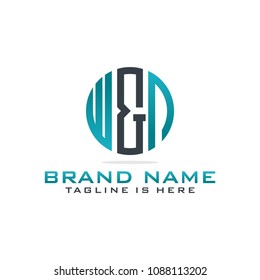 Initial W & N abstract logo template vector