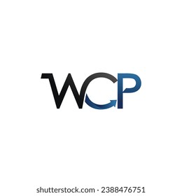 Initial WCP letter modern logo, luxury monogram logo design vector template 
