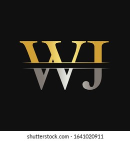 Initial Wj Letter Linked Logo Creative Stock Vector (Royalty Free ...