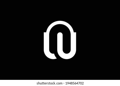 Initial WN NW modern monogram and elegant logo design, Professional Letters Vector Icon Logo on black background.