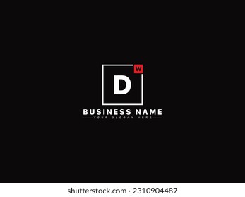 Initial Wn, Wt, Wd, Wl, Wq Letter Logo With Creative Modern Business Typography Vector Template