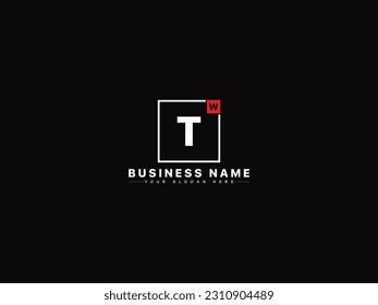 Logo De Letra Inicial Wn, Wt, Wd, Wl, Wq Con Plantilla De Vector De Typografía Empresarial Moderna Creativa