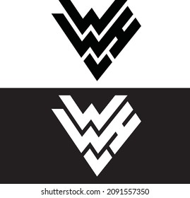 erstes wwhw-Letter-Logo für Ihr Unternehmen