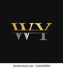 Initial WY Letter Linked Logo. Creative Letter WY Logo Design Vector Template