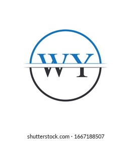 Initial WY Letter Linked Logo. Creative Letter WY Logo Design Vector Template