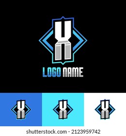 Inspiración inicial de la plantilla de diseño del logotipo X Gaming, Ilustración vectorial.