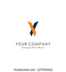Initial X logo design inspiration with triangle concept