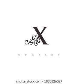 Erstmaliges X-Logo mit Verzierung