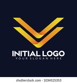 Initial X Modern Icon logo