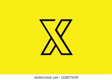 Initial X XX XK KX modern monogram and elegant logo design, Professional Letters Vector Icon Logo on black background.