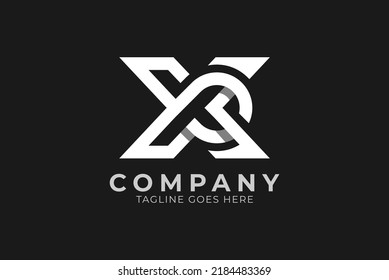 Initial XP or PX Logo, letter x and p combination, Usable for Business and company Logos, Flat Vector Logo Design Template, vector illustration