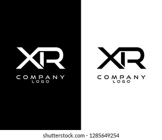 initial xr/rx Monogram logotype vector for company/business identity