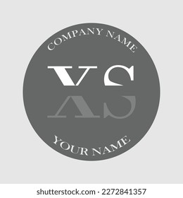 Letra XS inicial tipografía del logotipo elegante ilustración moderna monograma creativo