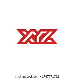 Initial XYZ logo Vector Eps 10