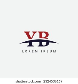 Initial Y B, YB Letter Logo design vector template, Graphic Symbol for Corporate Business Identity