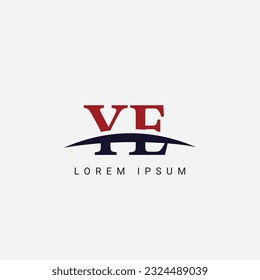 Initial Y E, YE Letter Logo design vector template, Graphic Symbol for Corporate Business Identity