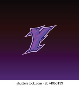 Initial Y Gaming Esport Logo Design Template Inspiration