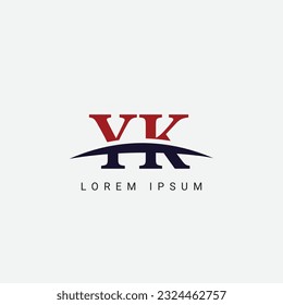 Initial Y K, YK Letter Logo design vector template, Graphic Symbol for Corporate Business Identity