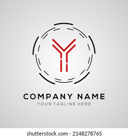 Initial Y letter Logo Design vector Template. Creative Abstract Y Letter Logo Design.
