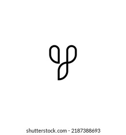 Erstmalige Y-Logo-Marke einzigartig
