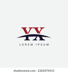 Initial Y X, YX Letter Logo design vector template, Graphic Symbol for Corporate Business Identity
