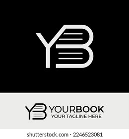 initial YB logo designs -vector illustration.
YB two letters academy, university, college, school, geometric, unique, shield logo design, vector template.