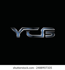 Initial YCB Geometric Modern Business Creative Design Vorlage Logo