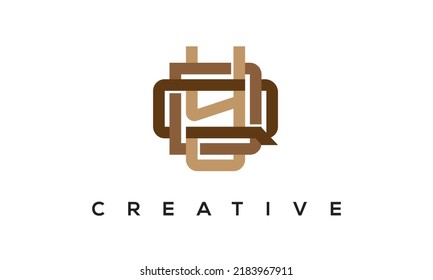 initial YDQ letters Monogram Logo. Creative Modern Letters icon vector Illustration.