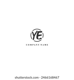 Ursprüngliche YE Brush Logo Firmentrend Identität