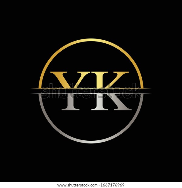 Initial Yk Logo Design Vector Template Stock Vector Royalty Free 1667176969 Shutterstock 3631