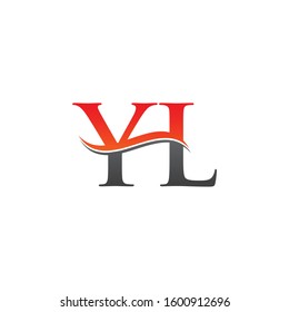 Initial YL Letter Logo With Creative Modern Business Typography Vector Template. Creative Letter YL Logo Vector.