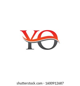 Initial YO Letter Logo With Creative Modern Business Typography Vector Template. Creative Letter YO Logo Vector.