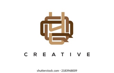 initial YQQ letters Monogram Logo. Creative Modern  Letters icon vector Illustration.