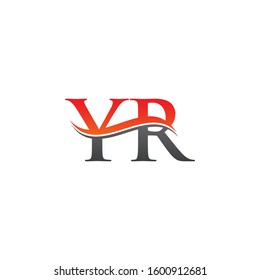 Initial YR Letter Logo With Creative Modern Business Typography Vector Template. Creative Letter YR Logo Vector.