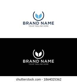 Initial YU UY Y YY modern monogram and elegant logo design, Professional Letters Vector Icon Logo on background. Letter Y YY YU UY