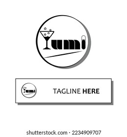Initial YUMI template. suitable for company logos, restaurants, online shops, etc