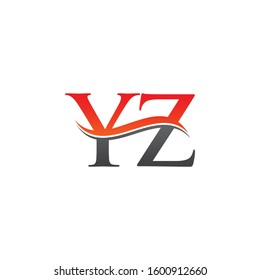Initial YZ Letter Logo With Creative Modern Business Typography Vector Template. Creative Letter YZ Logo Vector.