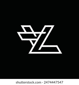 Initial YZ Line simple and unique design, suitable for your company