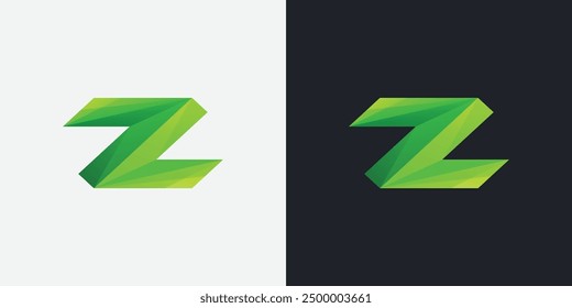 Initial Z Letter Logo Design Vector Template