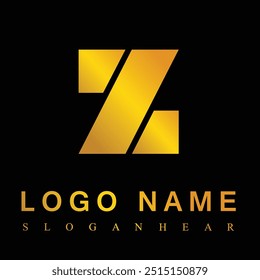 Initial Z Letter Logo Design Vector Template. Monogram and Creative Alphabet ZZ Letters icon Illustration.