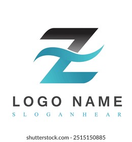 Initial Z Letter Logo Design Vector Template. Monogram and Creative Alphabet ZZ Letters icon Illustration.