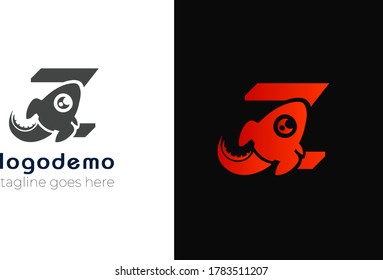 
initial Z letter logo with Rocket icon combo.Logo design with abstract rocket icon and monogram .
Travel logo with latter and Rocket with negative space design .vector logo concept design .