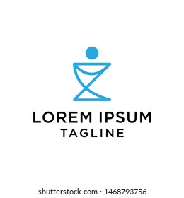 initial Z letter logo template with human design,vector logo for business corporate, element , Abstract, fitness, health, coach, illustration design