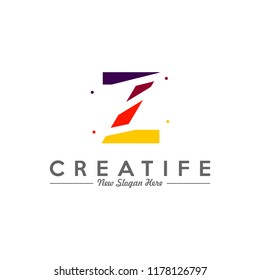 Initial Z logo concepts template vector