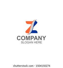 Initial Z Logo monogram design template.