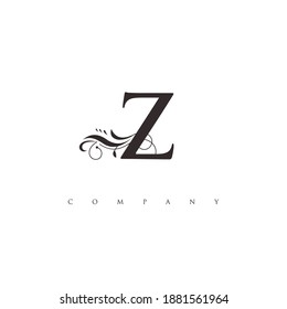 initial Z logo with ornament