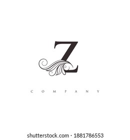 initial Z logo with ornament