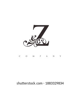 initial Z logo with ornament
