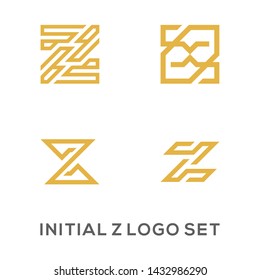 initial z logo vector temolate