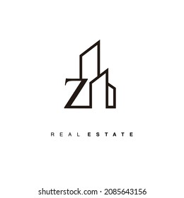 Initial Z real estate logo design
